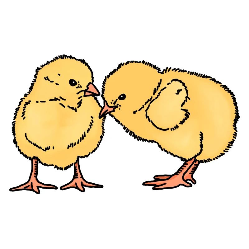 Two cute chicks