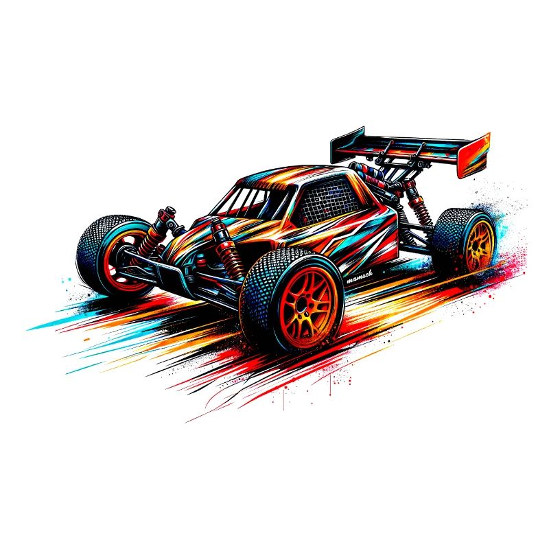 RC-Buggy - Farbsplash