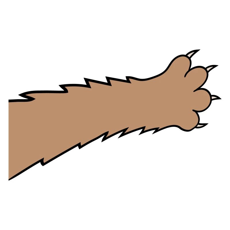 Chats, griffes, pattes, pattes, griffes acérées, grattage