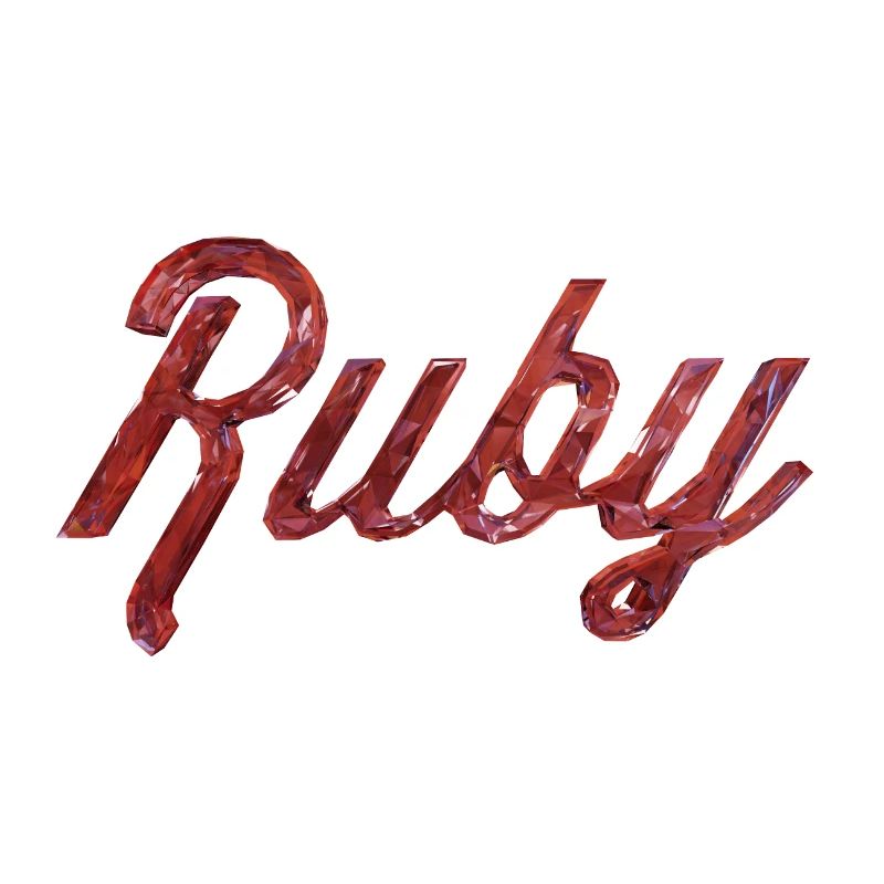 Texte stylisé Ruby