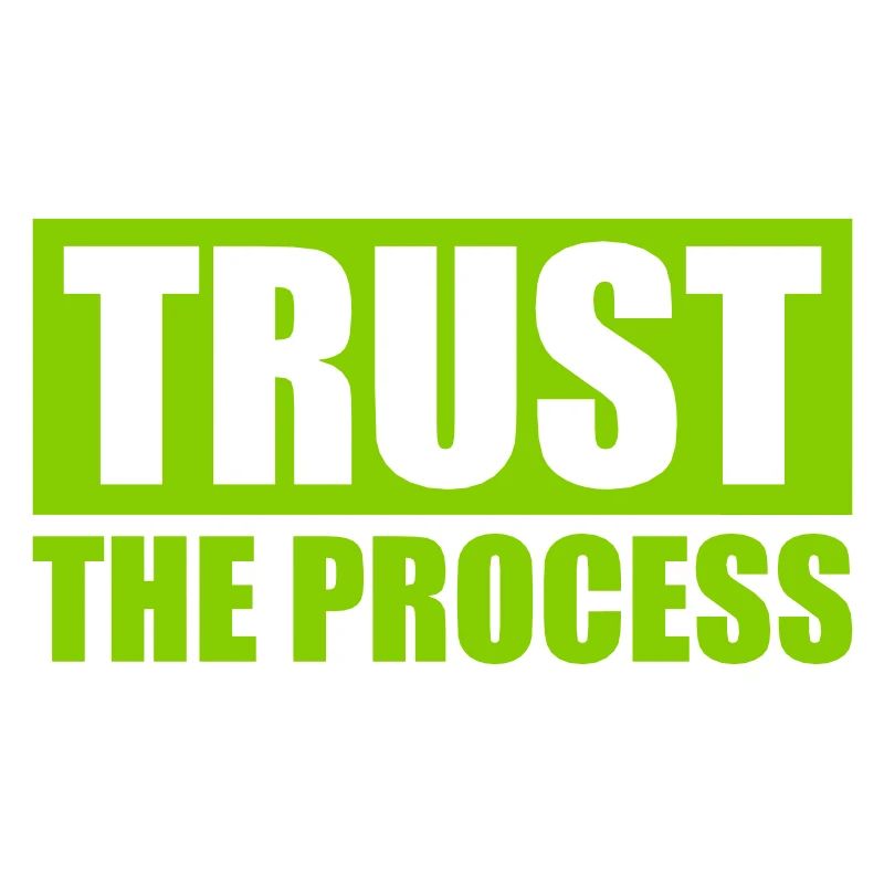 trust the process Zitat