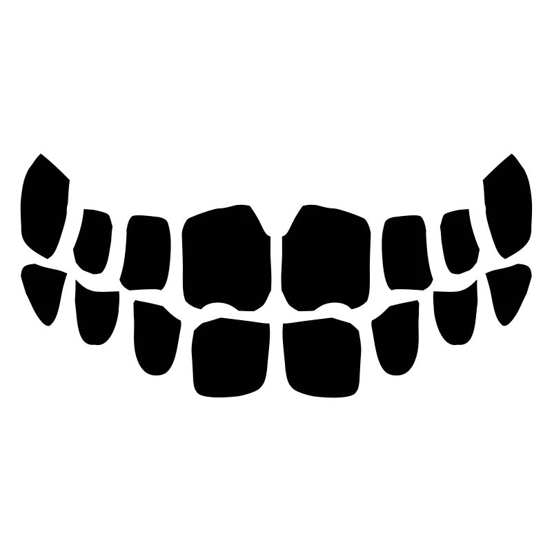 Grinning Evil Horror Mouth Smile Comic Teeth