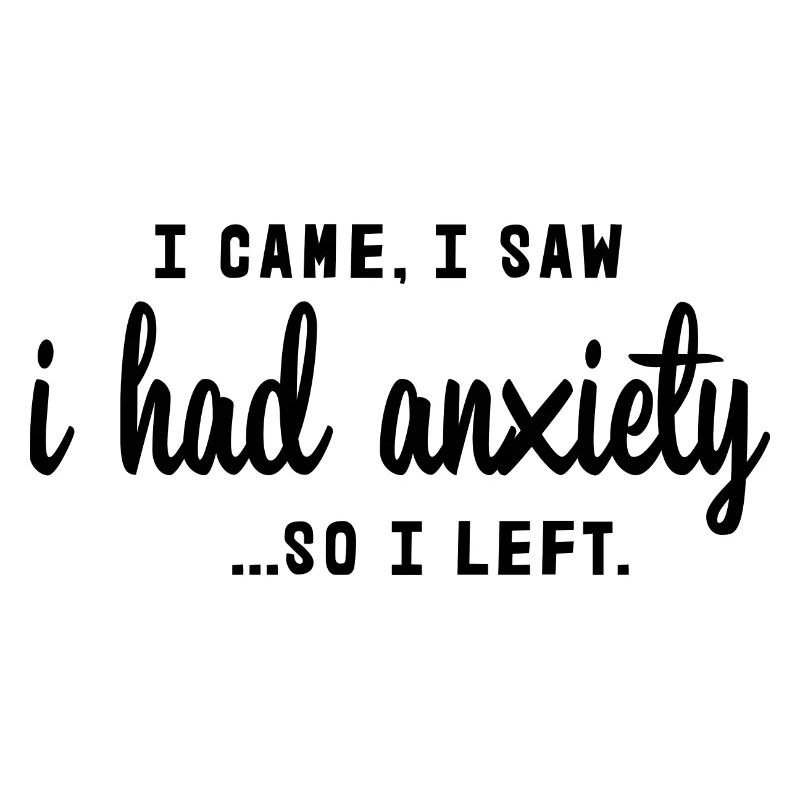 Je suis venu, j’ai vu que j’avais de l’anxiété