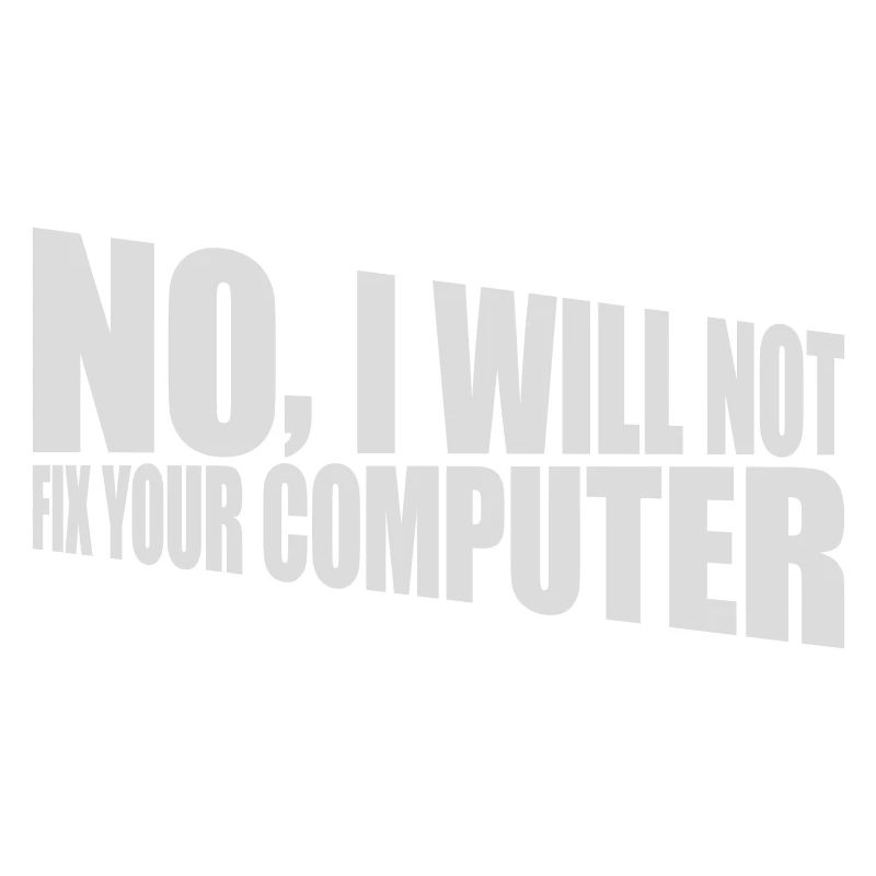 not fix your computer