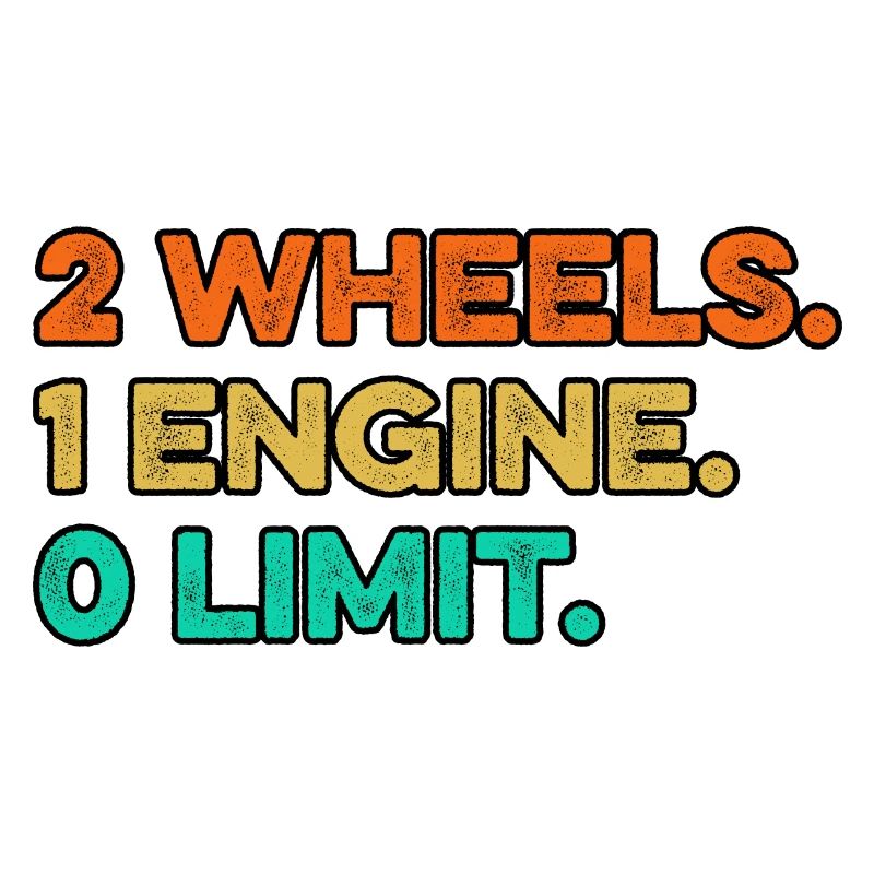 2 Wheels 1 Enginee 0 Limits Dirt Biker Motorcycle