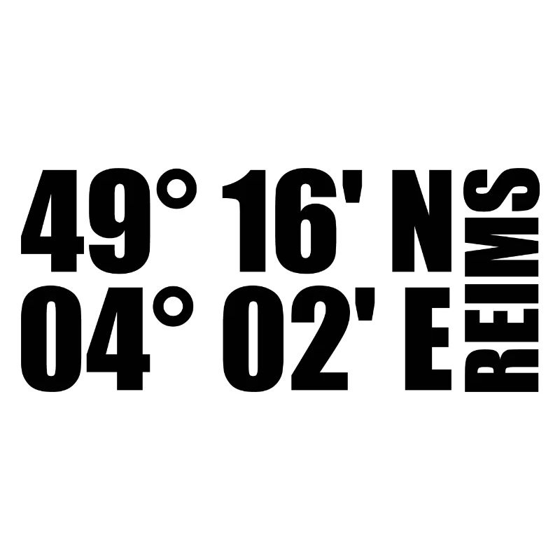 Coordonnées de Reims