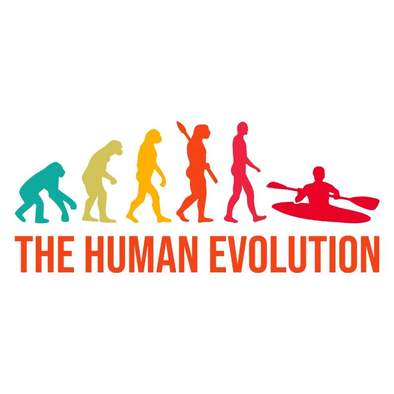 Evolution Graphic Kayaking Canoe Rowing Rower Padd
