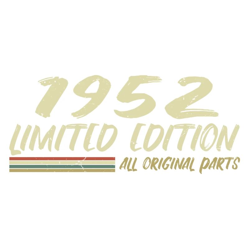 1952 Geburtstag Geschenkidee 1952