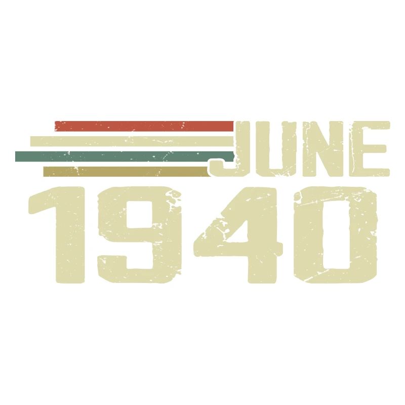 Juni 1940 Jahrestag Juni 1940 Juni 1940 Geburtstag
