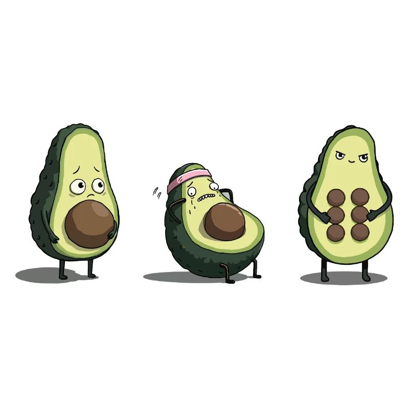 Evolution des Avocado-Körpers