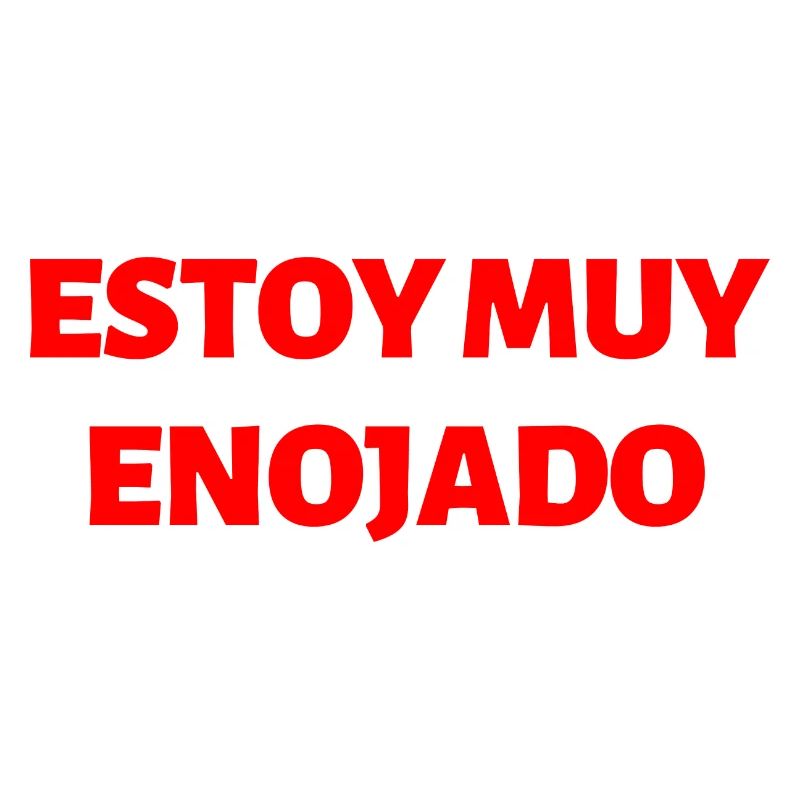 Spanisch Sprache ich bin wütend