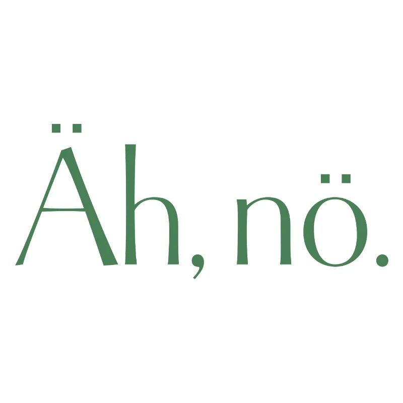 Euh, non. Euh non. Tout simplement non. Rien. Non.