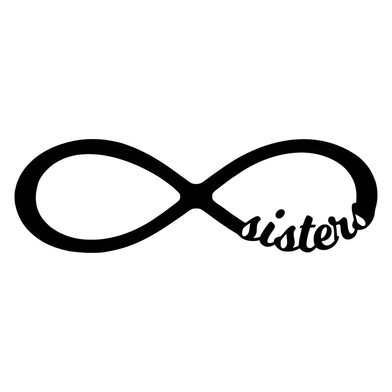 Infinity Unendlichkeit Symbol sisters Schwester 8