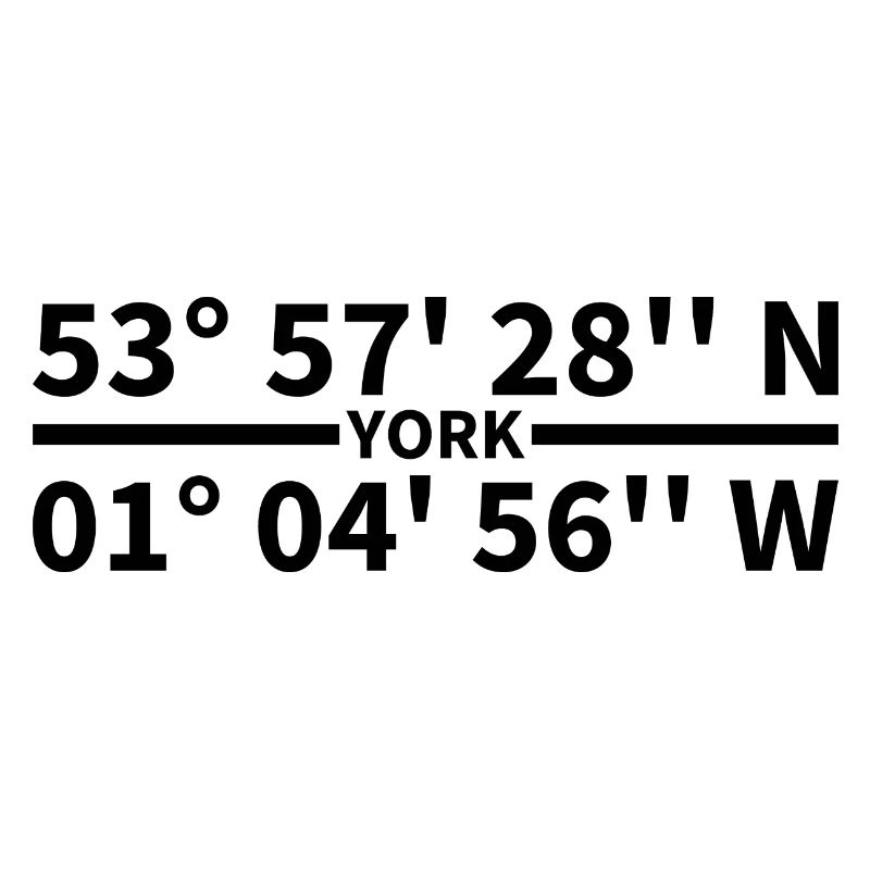 York coordinates