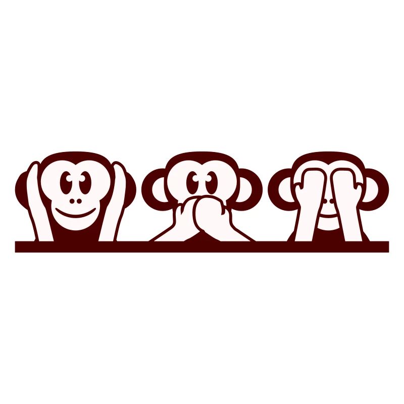 3 Wise Monkeys Hear Nothing Say See Monkey Fun