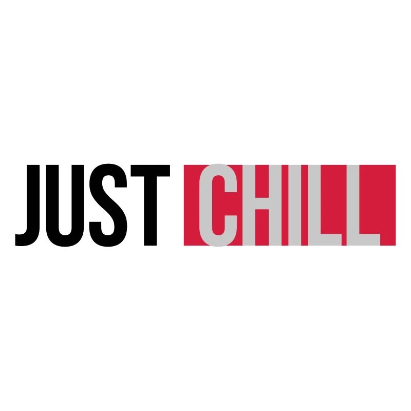 Just Chill Text Logo