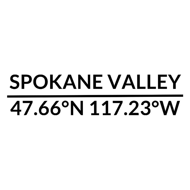 Spokane Valley, Washington, USA Coordinates