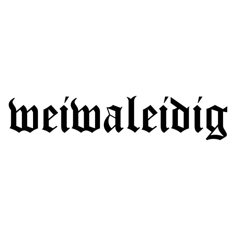 weiwaleidig - Tyrolean dialect for apron hunters