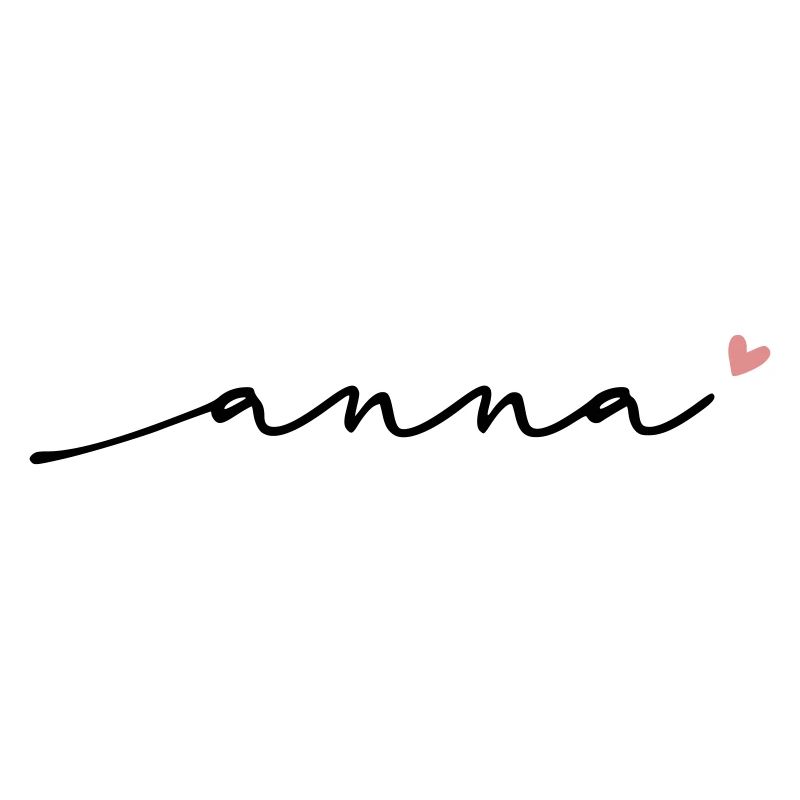 Nom cursif d’Anna