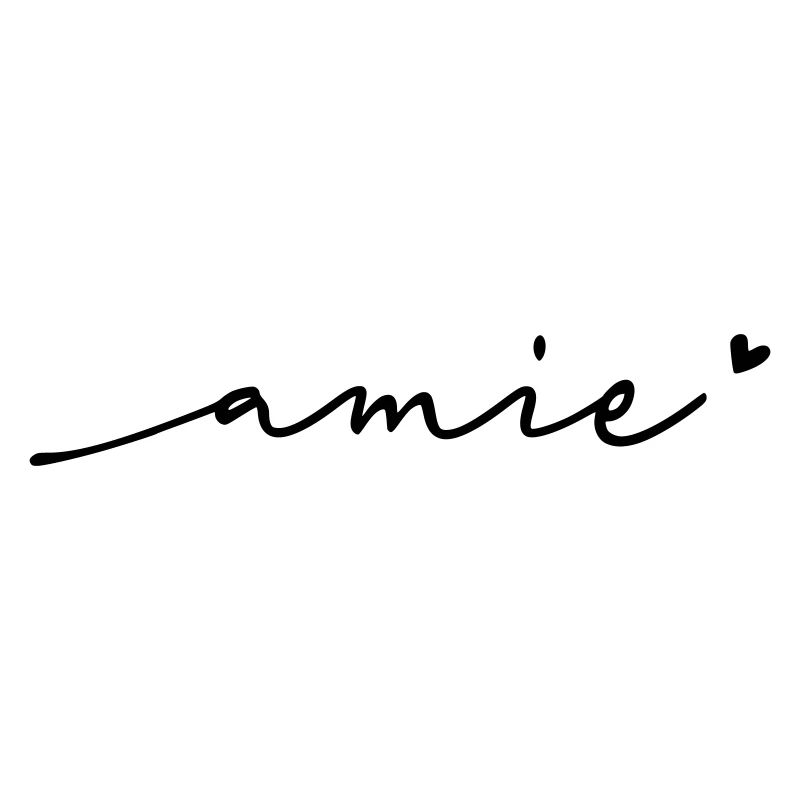 Nom cursif d’Amie