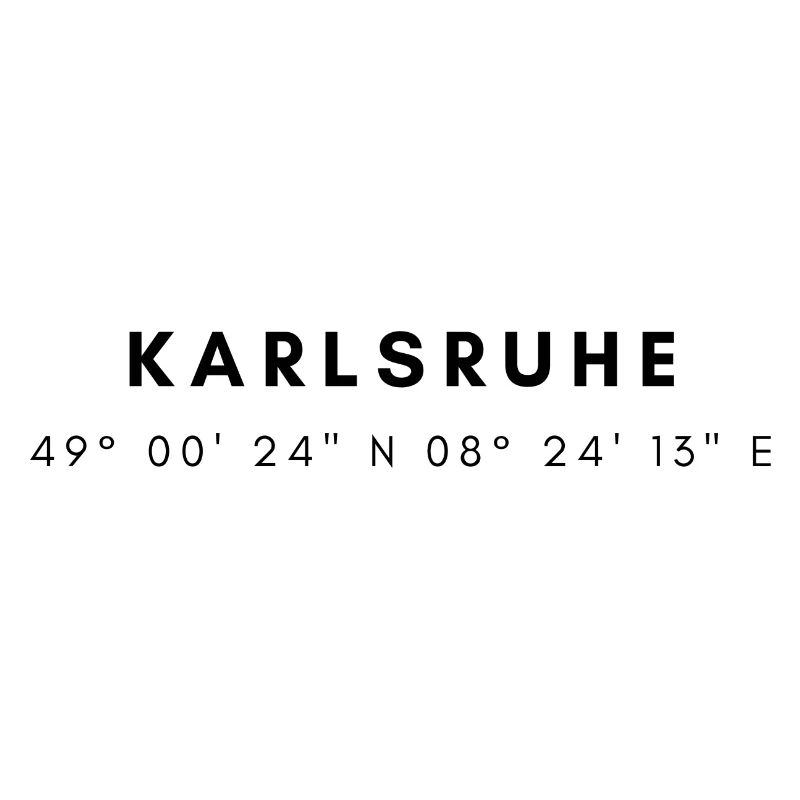 Coordonnées de Karlsruhe