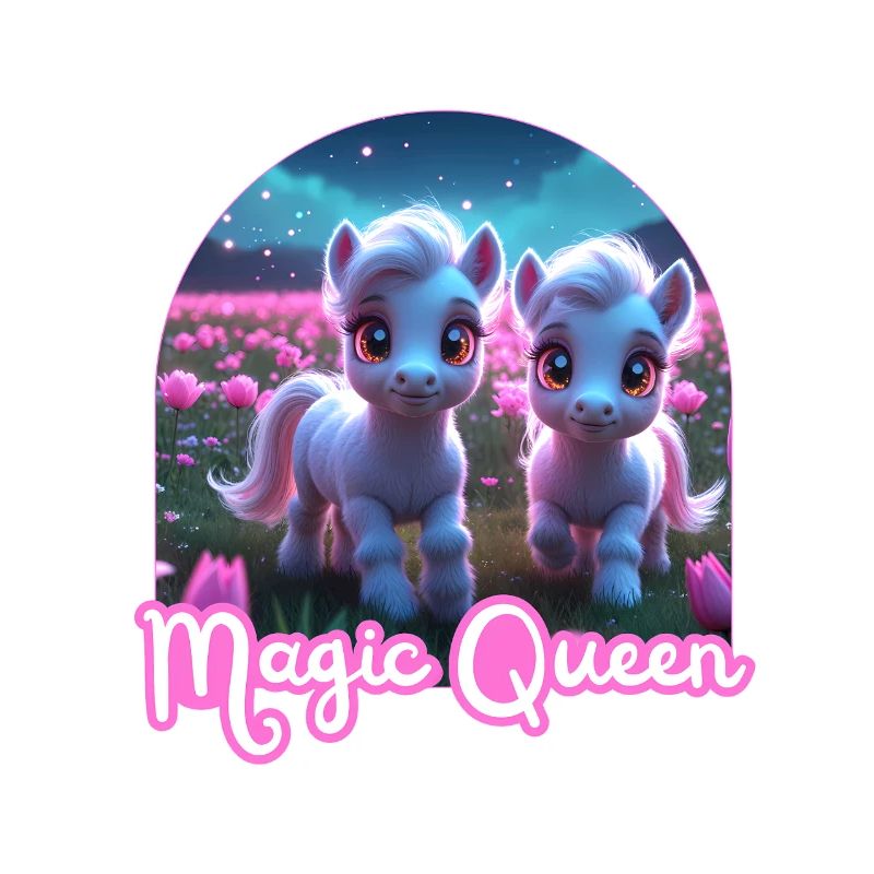 Two Cute Ponies - Magic Queen