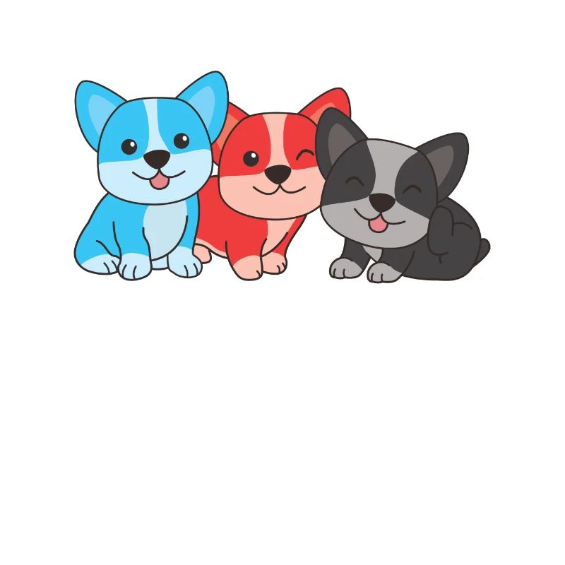 Polyamour Drapeau Corgi Pride LGBTQ chiens mignons