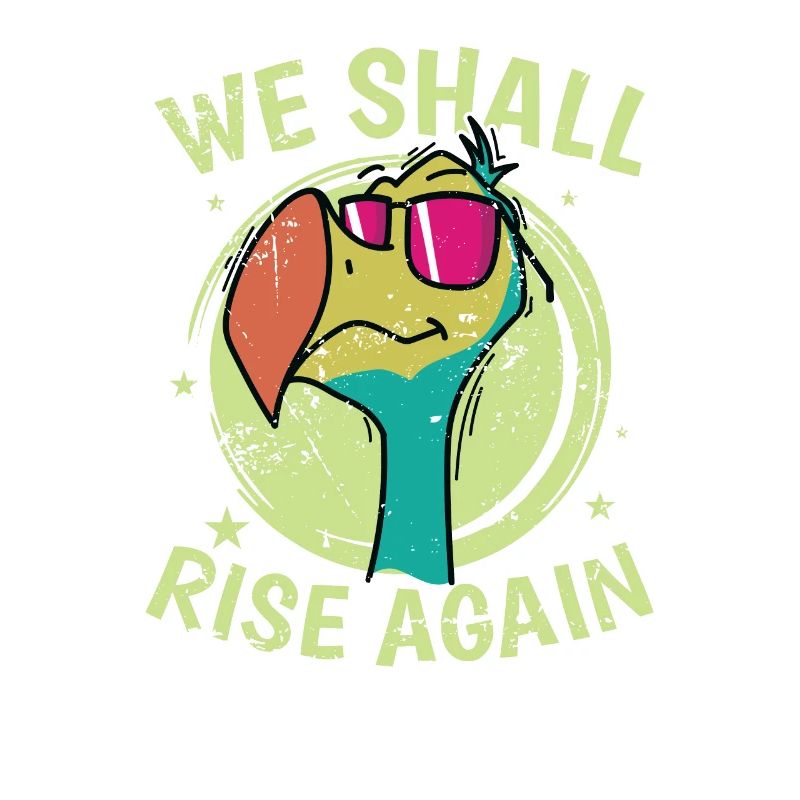 We Shall Rise Again Bird from Mauritius