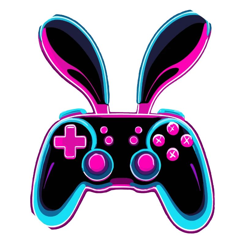 Easter Bunny Gamer Iconic Easter Gaming