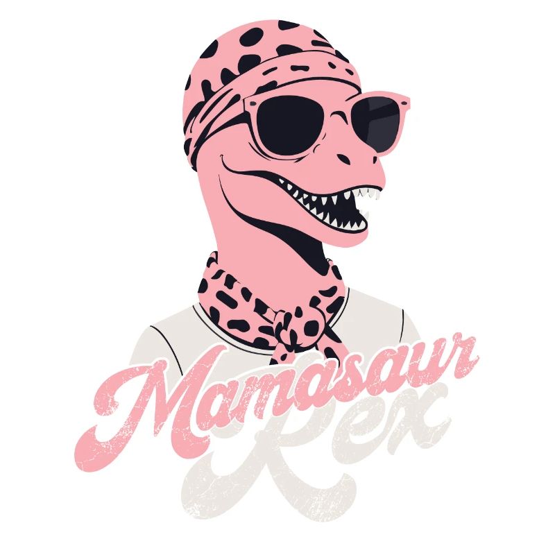 Mamasaur Rex Lustige Dinosaurier Mutter Ikonisch