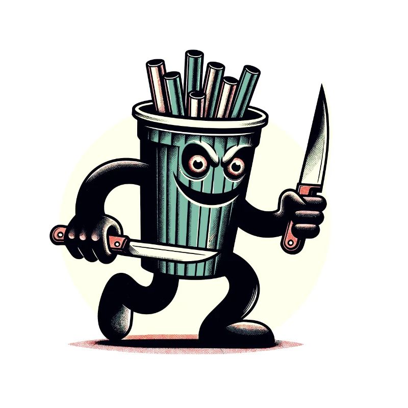 Scary Psycho Drinking Cup Drinks