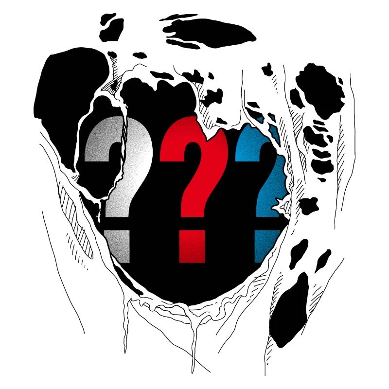 The Three ??? Logo in a destroyed look