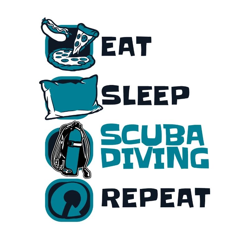 Manger Sleep Diving Repeat Diver Mask