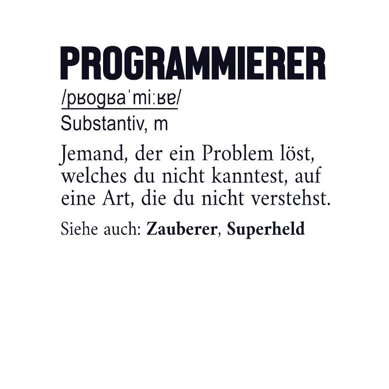 Programmierer Definition Developer Coder