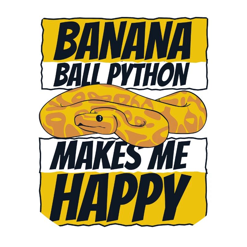 Makes Me Happy Schlange Python Banana Ball Python