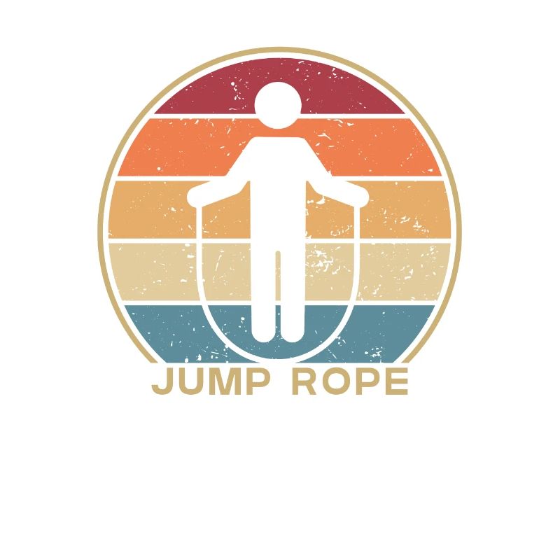 Retro Springseil Springseil Springen Geschwindigkeit Springseil