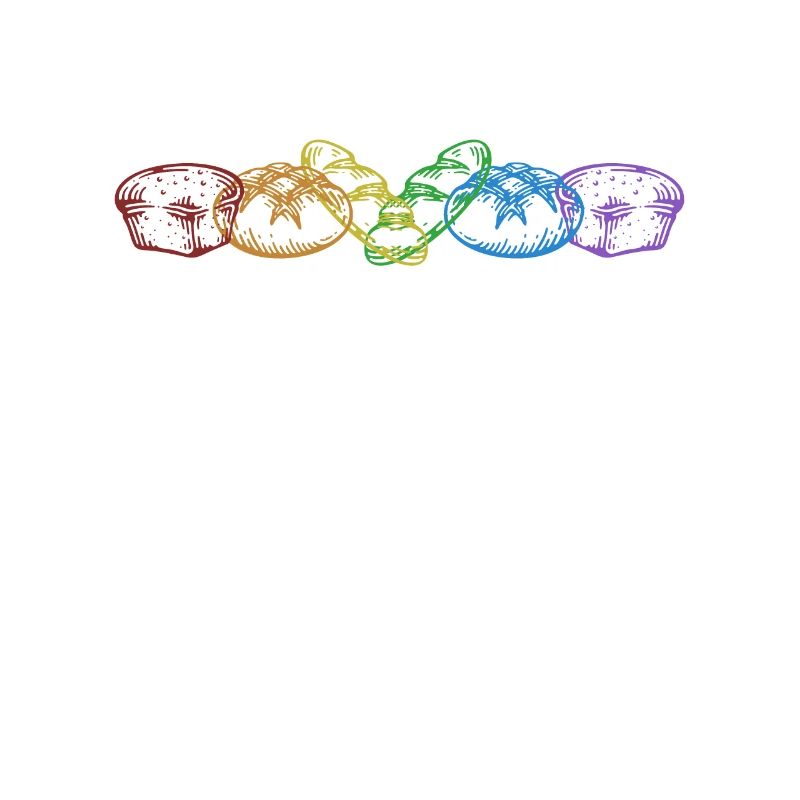 Bread Baking LGBT Rainbow Bread Dough Lover Bread