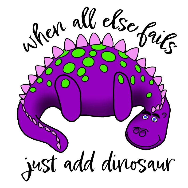 … Fügen Sie einfach den Dinosaurier hinzu