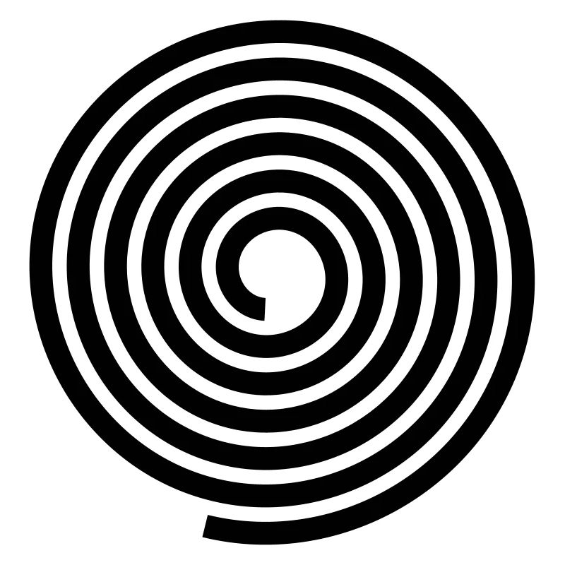 Spiralen Muster Vektor Vorlage