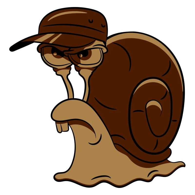 Snail funny evil