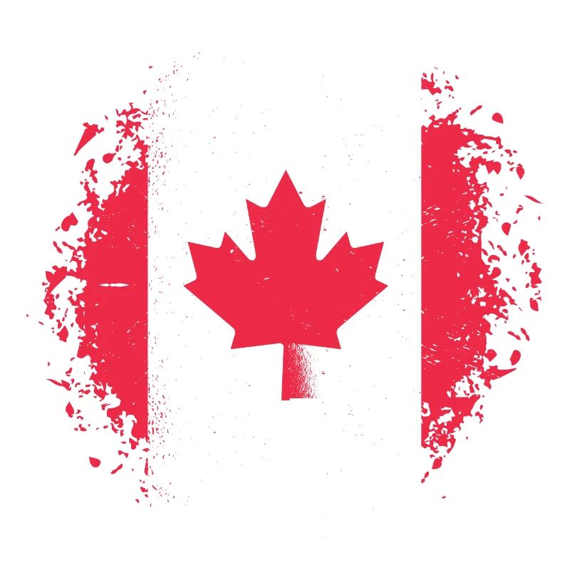 Canada Drapeau érable Feuille drapeau canadien Canada