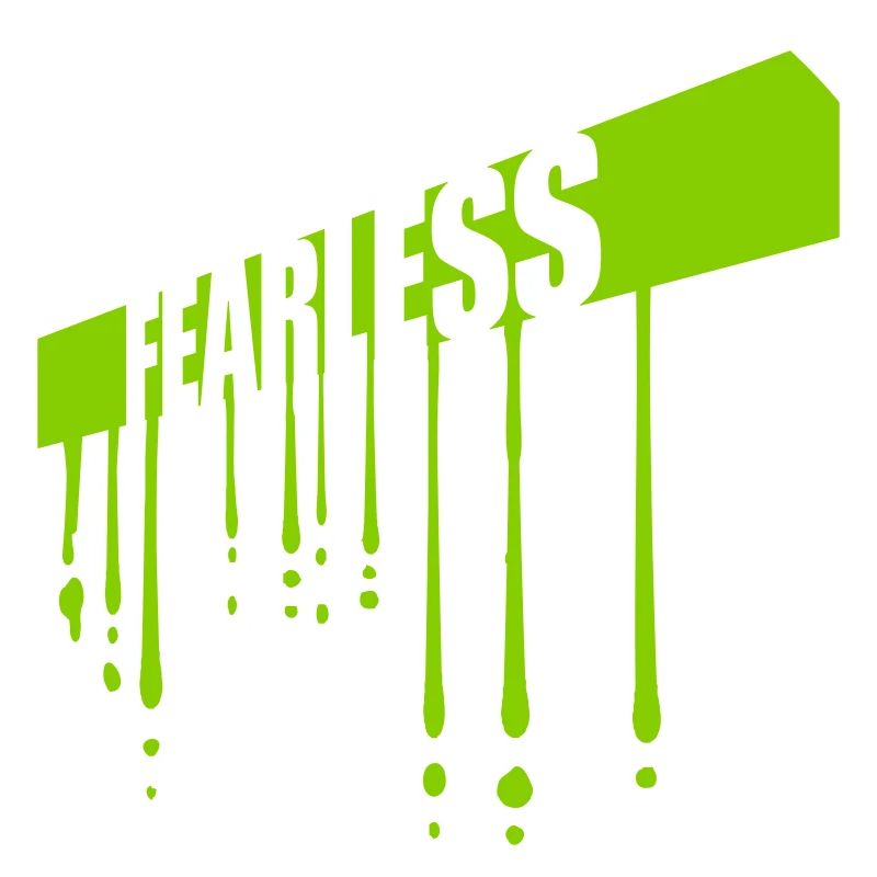 Conception de citation de texte intrépide