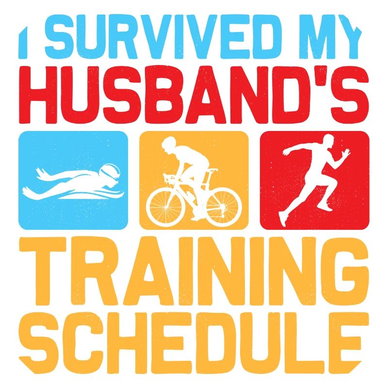 I survived my husband's training schedule Tri Tri