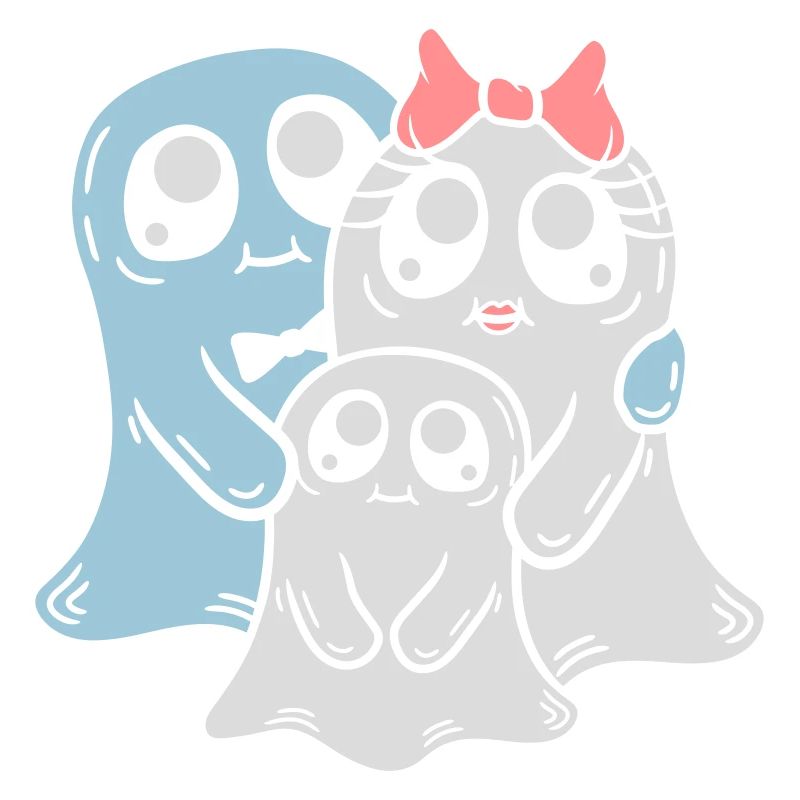 Couple Parents Child Ghosts