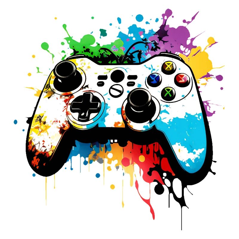 Gaming Controller Graffiti Computer Spiele Gamer