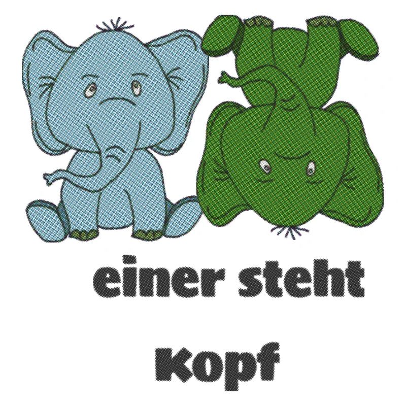 Elephants One Stands Upside Down