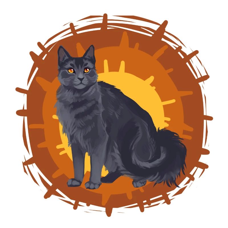 Grestreipe Graustreif Warrior Cats Graue Katze