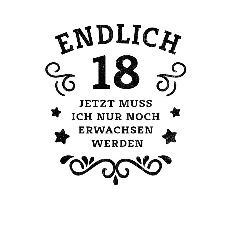 Endlich 18. Geburtstag nur noch erwachsen werden