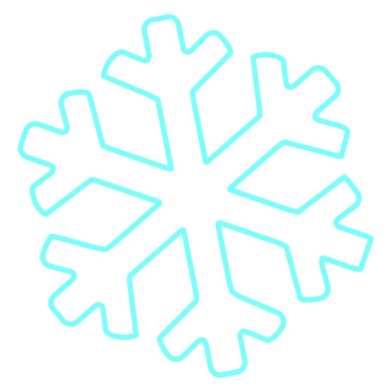 Conception de flocon de neige 1