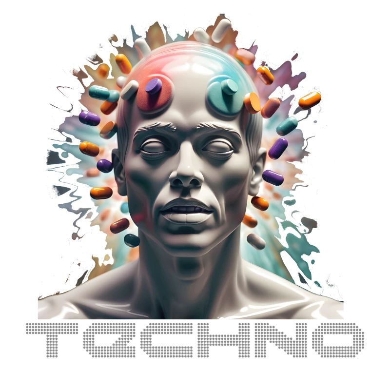 Techno Drogen Geschenk Geschenkidee